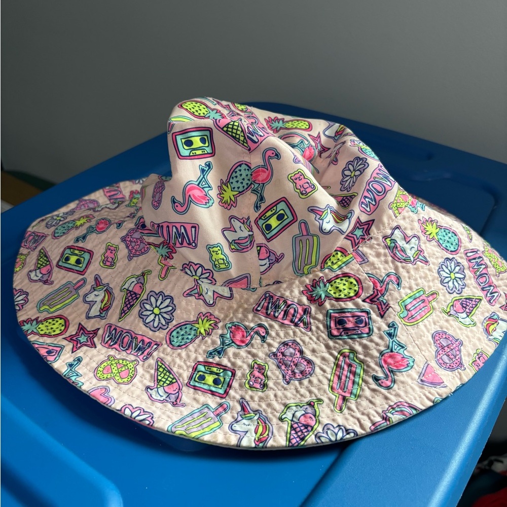 Kids Fun Patterned Reversible Sun Hat